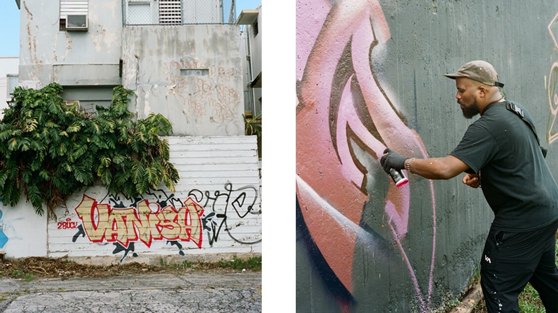 Ewok Dmote RVCA style discipline Puerto Rico graffiti