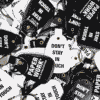 ‘Don’t Stay in Touch’ Key Ring – White - Image 4