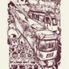 Sofles ‘Trains, Trains, Trains’ Tee – Ecru - Image 3