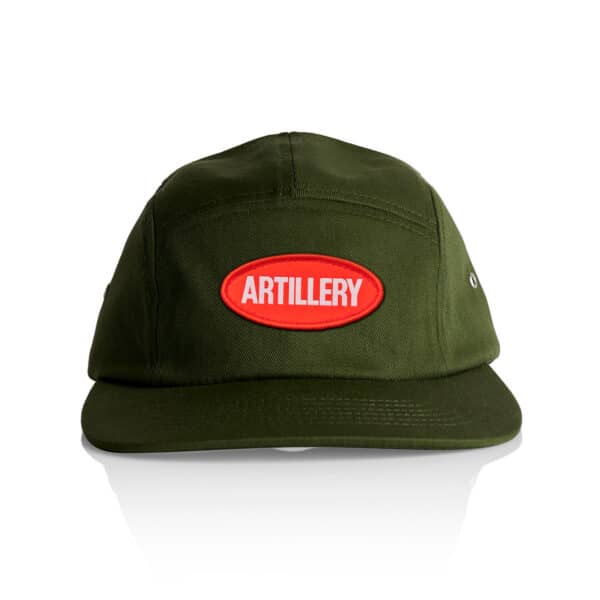 Contents Under Pressure 5 Panel Cap – Army