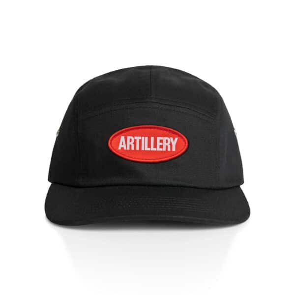 Contents Under Pressure 5 Panel Cap – Black