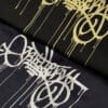 OG Giant Handstyle Tee – Ink Blue (Silver Print) - Image 2