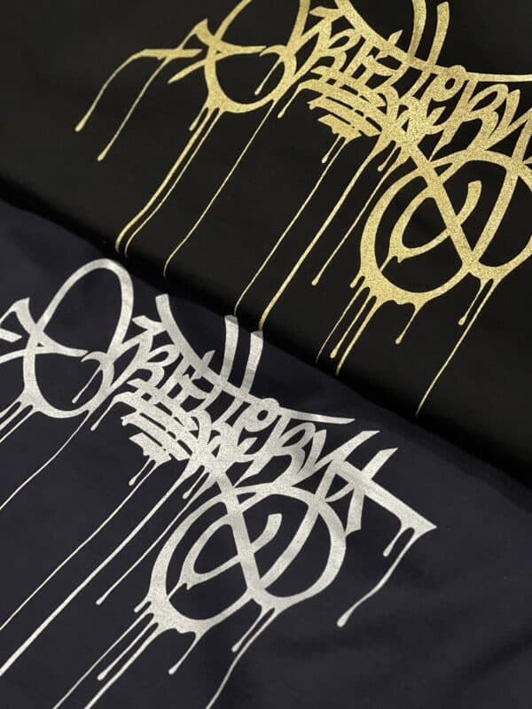 OG Giant Handstyle Tee – Black 2 (Gold Print) *Early Access* - Image 2
