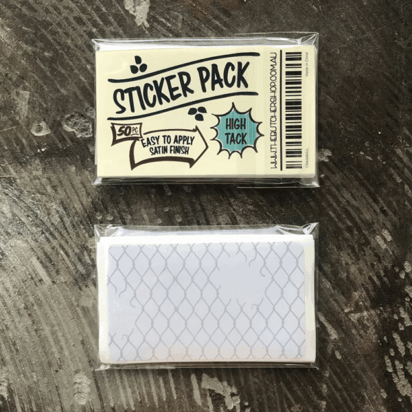 High Tack Sticker Pack 50pc – Chainmail - Image 3