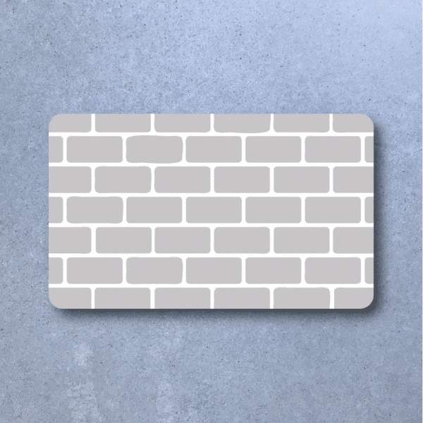 Super Tack Sticker Pack 50pc – Grey Brick